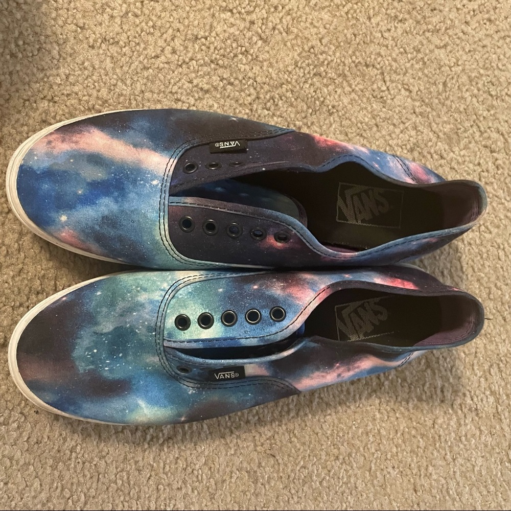 Vans cosmic galaxy space 9.5 (no laces)